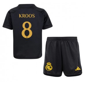 Real Madrid Toni Kroos #8 Dětské Alternativní dres komplet 2023-24 Krátký Rukáv (+ trenýrky)